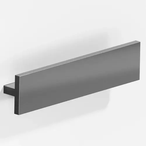 460 Series 1" Center to Center Edge Cabinet Pull Satin Graphite Finish