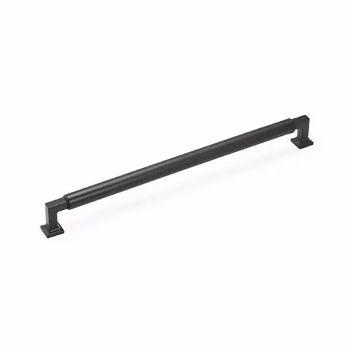 Concealed Surface Mounted 15" Center to Center Haniburton Appliance Pull Matte Black Finish