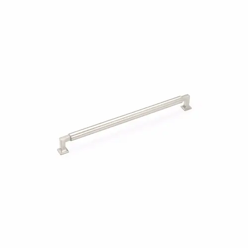 Concealed Surface Mounted 12" Center to Center Haniburton Appliance Pull Satin Nickel Finish