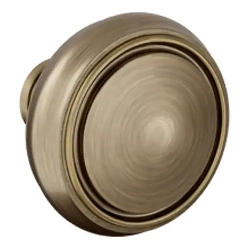 Single 5088 2-5/8" Nashville Knob Less Rose Antique Brass Finish