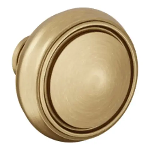 Single 5088 2-5/8" Nashville Knob Less Rose Satin Brass and Brown Finish