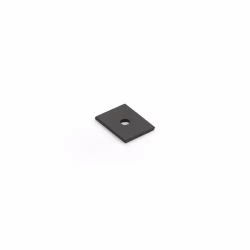 1" Pub House Backplate for Knob Matte Black Finish