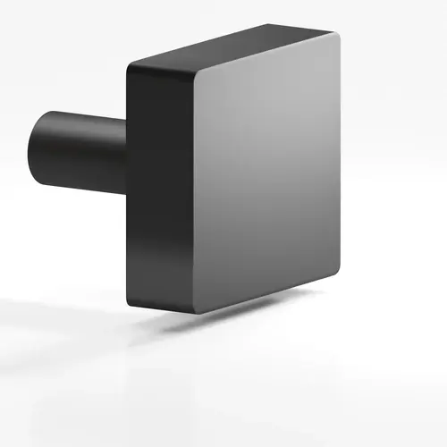 522 Series 1-1/2" Square Cabinet Knob Matte Graphite Finish