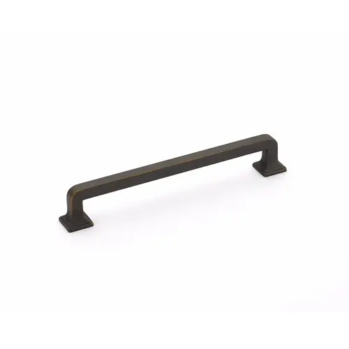 6" Center to Center Menlo Park Cabinet Pull Ancient Bronze Finish