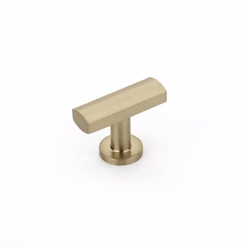 Heathrow 1-3/4" T Cabinet Knob Signature Satin Brass Finish