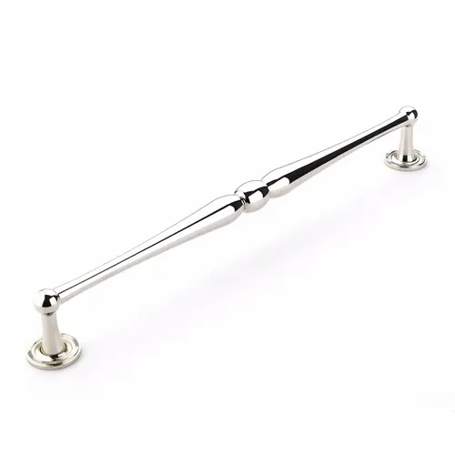 15" Center to Center Atherton Knurled Appliance Pull Polished Nickel Finish