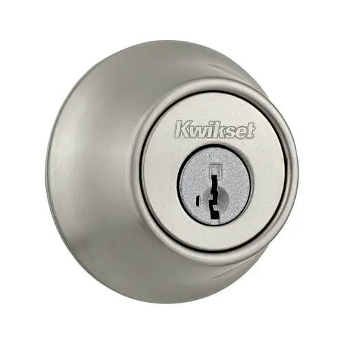 Single Cylinder Deadbolt with RCAL Latch and Dual RCS and 5303 Full Lip Strike K3 Satin Nickel Finish