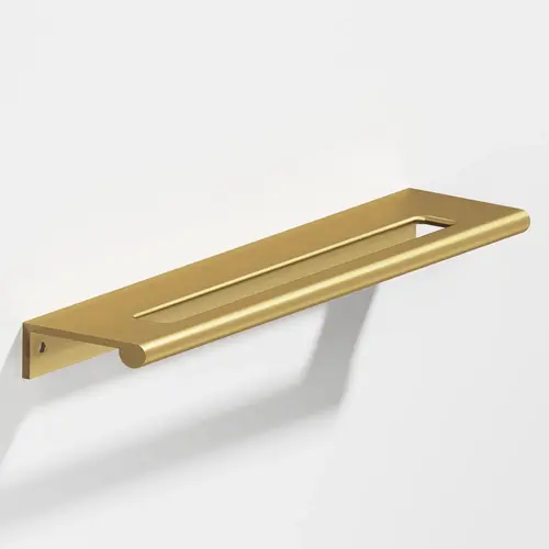 701 Series 8" Center to Center Edge Cabinet Pull Satin Brass Finish