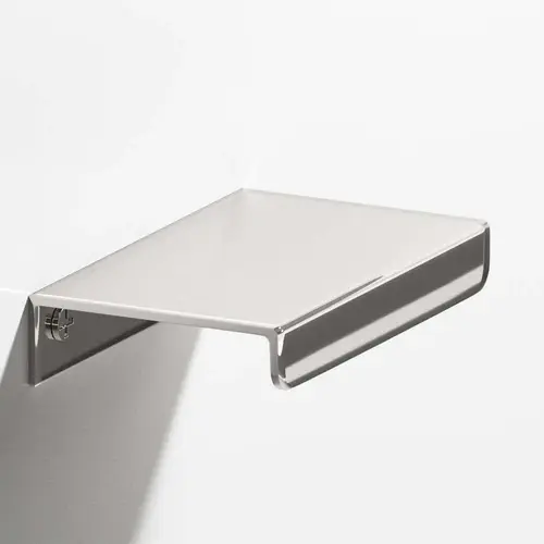 710 Series 6" Center to Center Edge Cabinet Pull Polished Nickel Finish