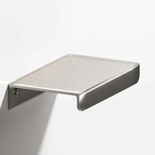 710 Series 12" Center to Center Edge Cabinet Pull Satin Nickel Finish