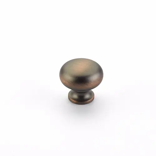 1-3/8" Oval Country Traditional Cabinet Knob Aurora Bronze Finish