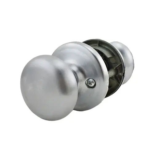 Kwikset Hancock Vestibule Door Lock with 6AL Latch and RCS Strike Satin Chrome Finish