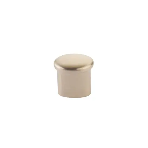 Habitat Button 1/2" x 3/4" Cabinet Knob Satin Brass Finish