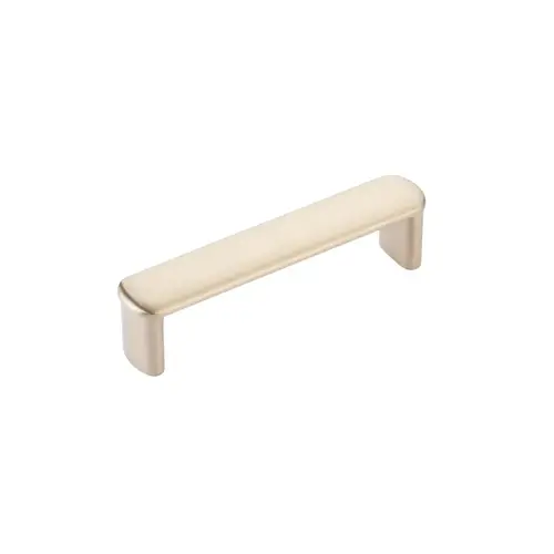 Habitat Cabinet Pull with 3-1/2" Center to Center Satin Brass Finish