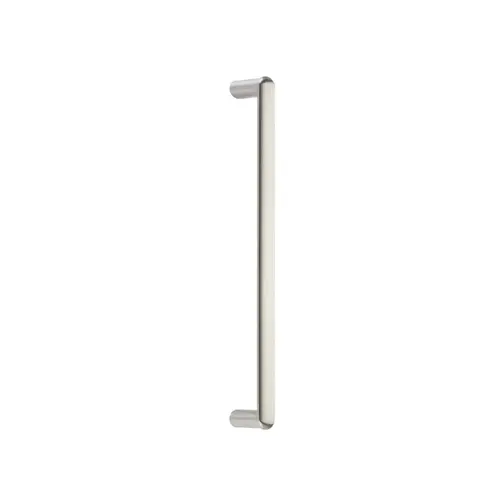 Habitat Appliance Pull with 12" Center to Center and Back to Back Mounting Satin Nickel Finish