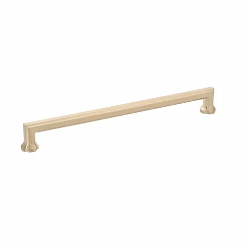 Concealed Surface Mounted 15" Center to Center Empire Appliance Pull Signature Satin Brass Finish