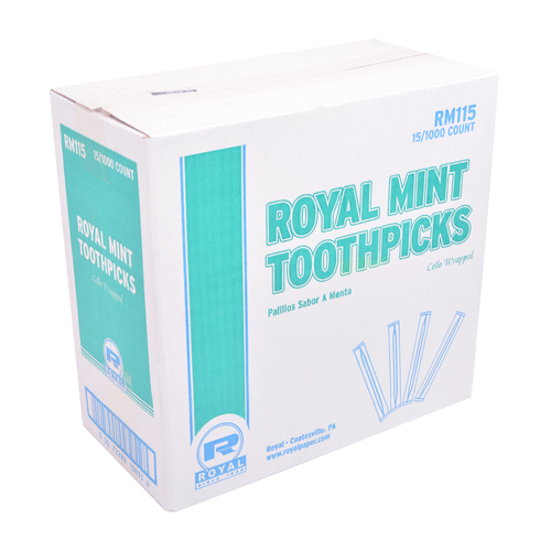 ROYAL RM115 TOOTHPICK INDIVIDUALLY WRAPPED CELLO