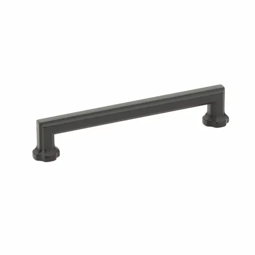 6" Center to Center Empire Cabinet Pull Matte Black Finish