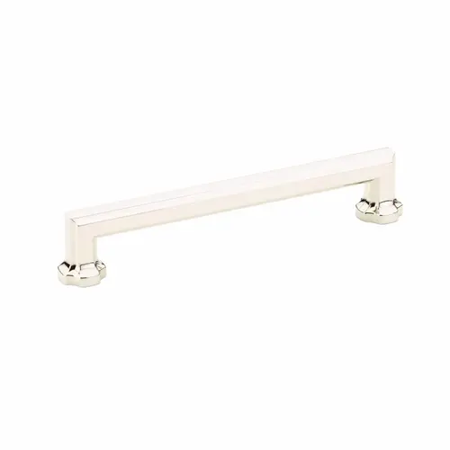 6" Center to Center Empire Cabinet Pull Polished Nickel Finish