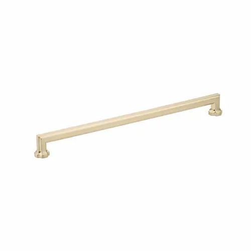 12" Center to Center Empire Cabinet Pull Signature Satin Brass Finish