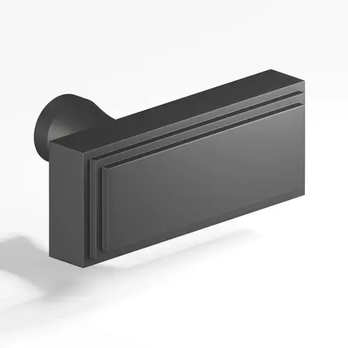 940 Series 3/4" x 3/8" T Cabinet Knob Matte Graphite Finish