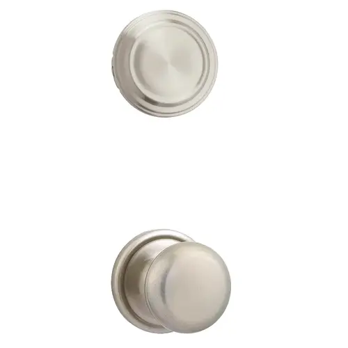 Hancock Knob Interior Dummy Handleset Trim Satin Nickel Finish