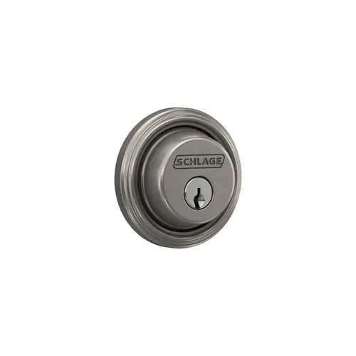 Indy Single Cylinder Deadbolt C Keyway with 12287 Latch and 10116 Strike Satin Nickel Finish