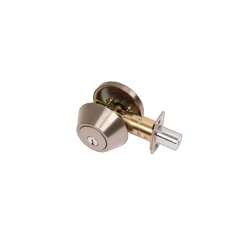 Pamex FD3P1 Single Cylinder Deadbolt Satin Nickel Finish