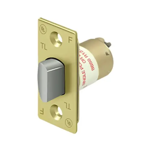 G2 Reg. Latch, Privacy 2-3/8" in Polished Brass