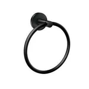 Moen Y5785BL Arlys Towel Ring Matte Black Finish Buy Now
