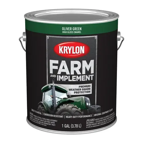 KRYLON K01979008 PAINT HI GLO OLIVER GREEN 1GA