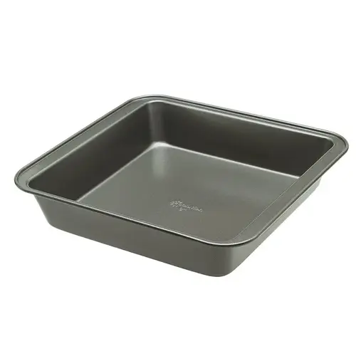 Ecolution EIGY-7423 BakeIns Cake Pan, Square, 9 in OAL, Carbon Steel, Non-Stick: Yes, Dishwasher Safe: Yes