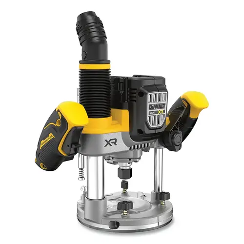 20V MAX* XR  Brushless Cordless Plunge Router, 2-1/4 Peak HP, 0.5 in Collet, Tool Only Black/Yellow