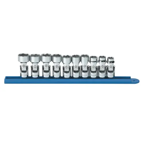 7 Piece Flex Socket Sets, 3/8 in, 6 Point