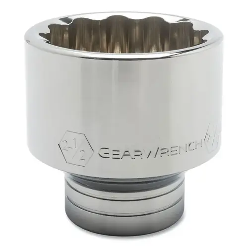 12 Point Standard SAE Socket, 1 in Drive, 1-5/16 in Opening