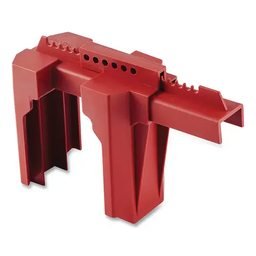 Adjustable Ball Valve Lockout, 4.5 in L, 28.6 in H, X-Large Red - pack of 6