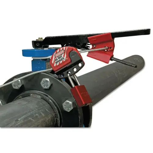 Butterfly Valve Lockouts, Red - pack of 24
