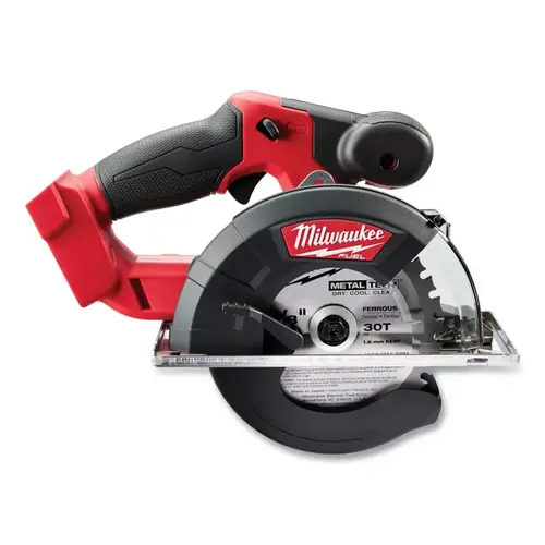 M18 FUEL 18-Volt Lithium-Ion Brushless Cordless Metal Cutting 5-3/8 in. Circular Saw (Tool-Only) w/ Metal Saw Blade Red