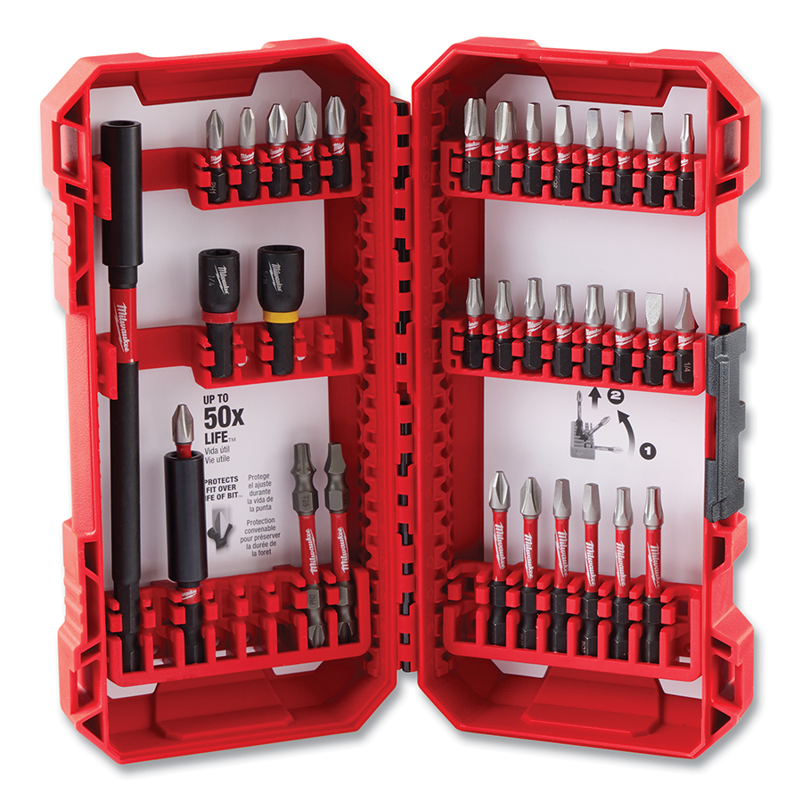 Milwaukee Tool 48-32-5101 SHOCKWAVE Impact Duty  Driver Bit Set, Alloy Steel