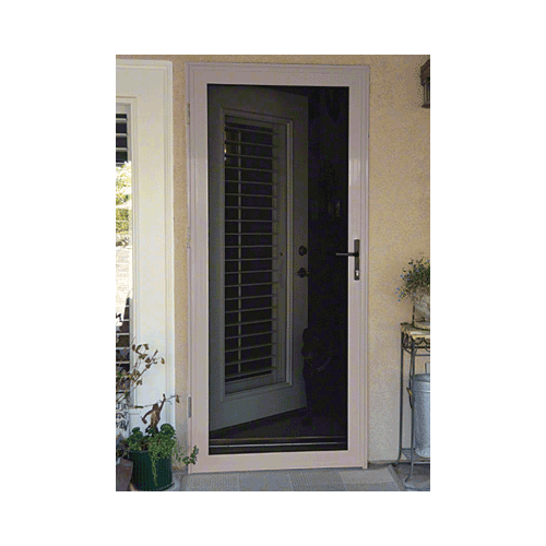 CRL GD3PRLGYC Security Screen Light Gray Finish Custom Size Premium