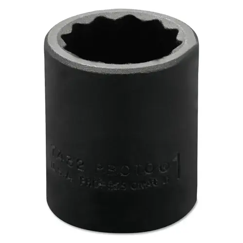 Torqueplus Impact Sockets, 1/2 in Drive, 1 in Opening, 12 Points