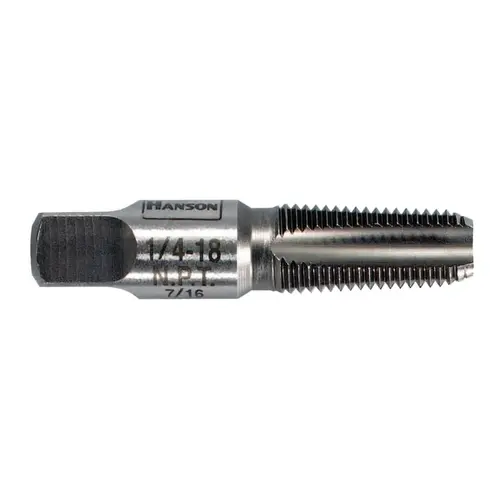 Irwin 1908ZR Taper Pipe Tap (HCS), 1-1/4 in-11-1/2 NPT, Taper Tap, 5 Flutes