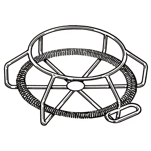 A-8 Cable Carrier Diameter 1-1/4 in Gray