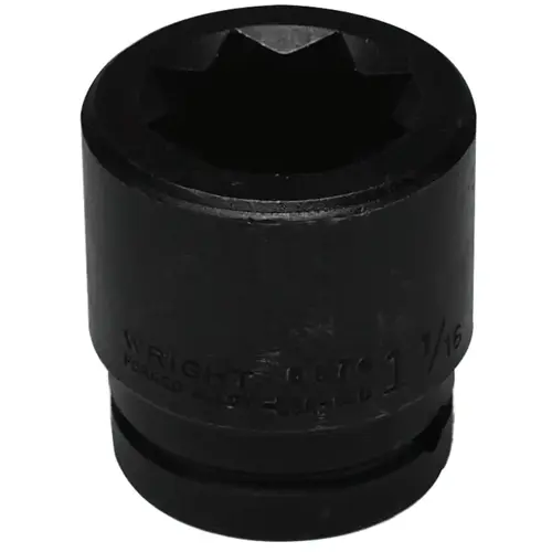 8 Point Double Square Impact Railroad Sockets, 3/4 in Drive, 1 1/16 in, 8 Points