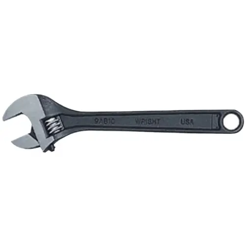 Adjustable Wrenches, 8 in Long, 1 1/8 in Opening, Cobalt