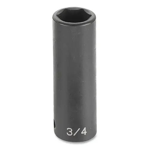 Impact Socket, 1/2 in Drive Size, 2-1/8 in Socket Size, Hex, 6-point, Deep Length