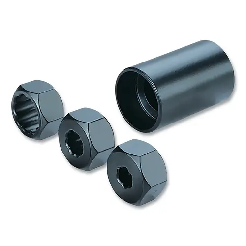 Wheel Fastener Service Tool, 1-1/8 in, 5/8 in, 3/4 in Rib Nuts and Drive-on Tool, 4-Pc Inner Cap Nut and Stud Removal Kit