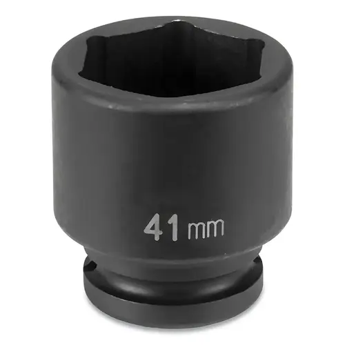 Impact Socket, 3/4 in Drive Size, 25 mm Socket Size, Hex, 6-point, Standard Length