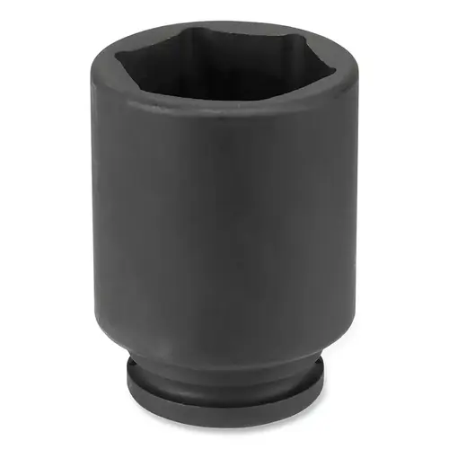 Impact Socket, 3/4 in Drive Size, 1-3/16 in Socket Size, Hex, 6-point, Deep Length