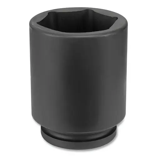 Impact Socket, 1 in Drive Size, 1-11/16 in Socket Size, Hex, 6-point, Deep Length